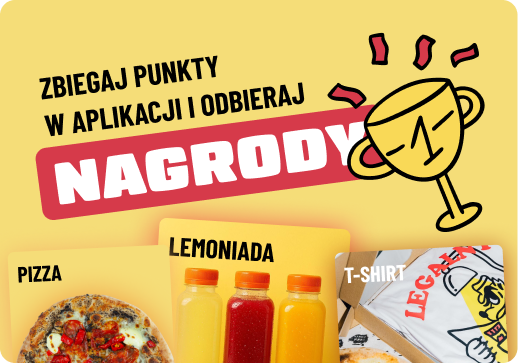 Baner zbieraj nagrody w aplikacji
